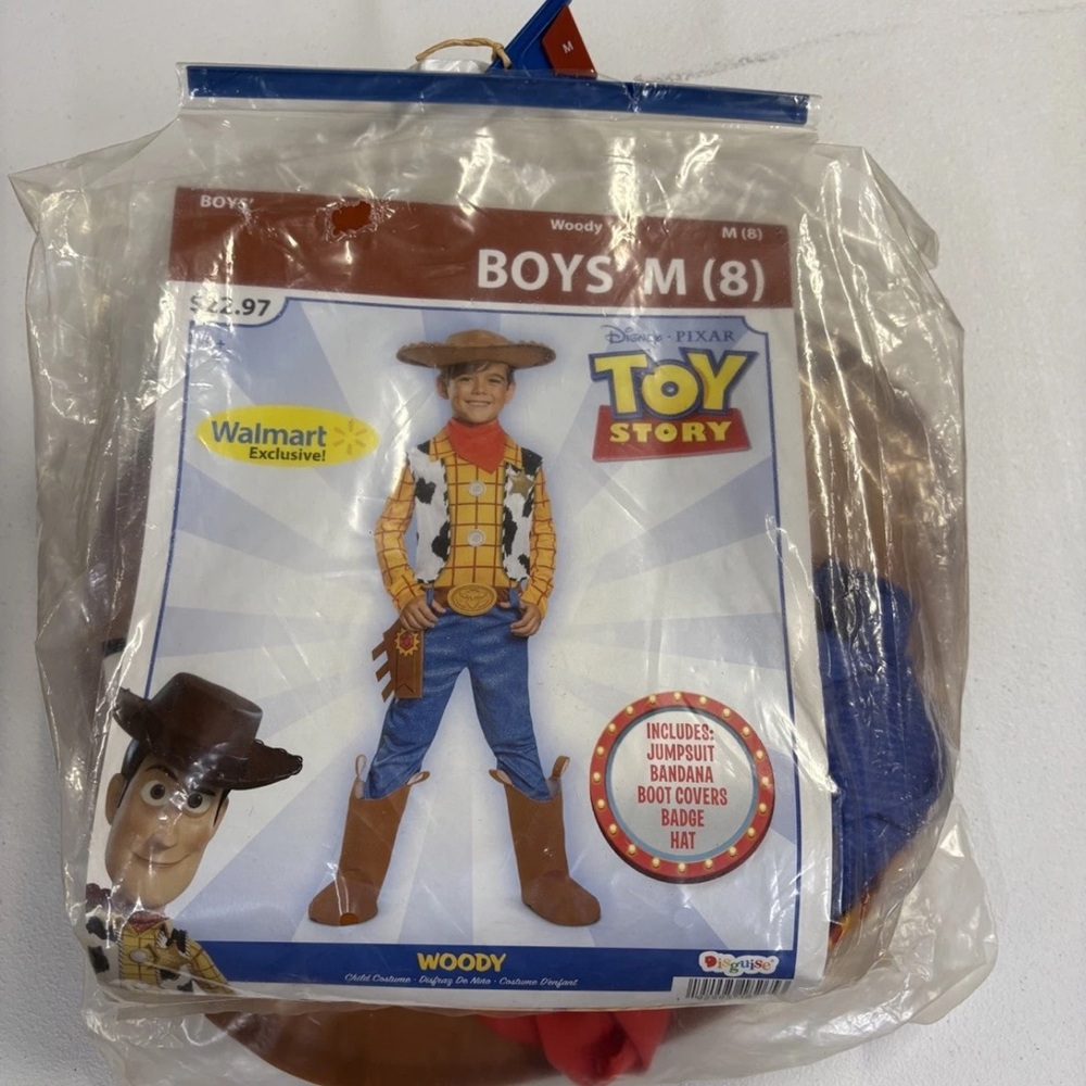 Toy Story Woody Costume for Kids - Blue and Brown